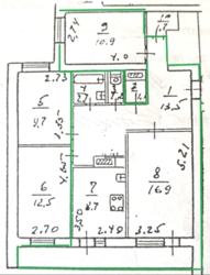 оренда великої 2к квартири на Робочий/Каверина фото 15 оренда великої 2к квартири на Робочий/Каверина фото 15