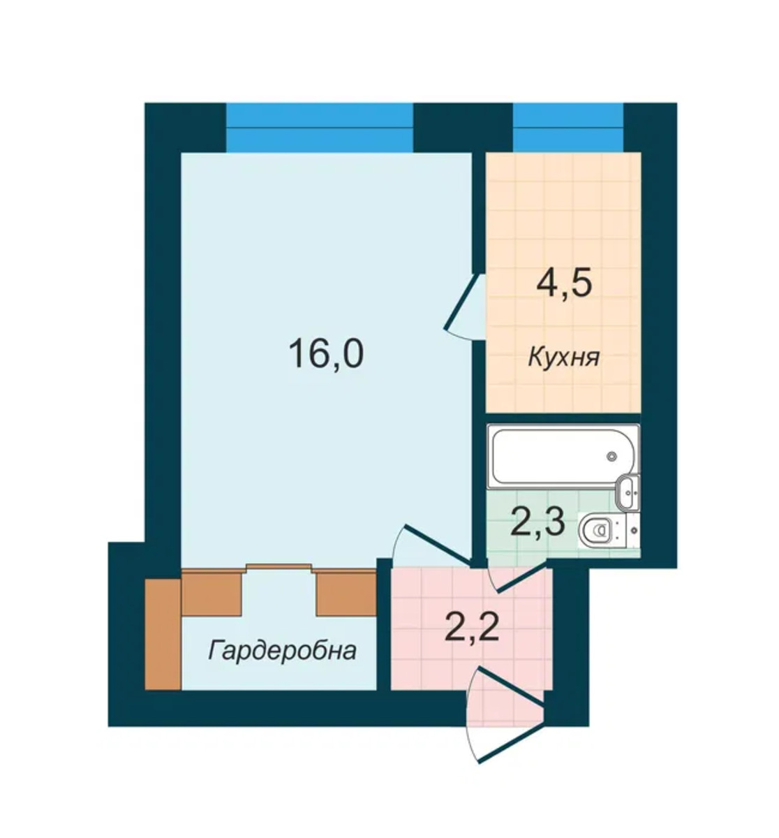 Rent out 1-room apartment. Киев, в Мельника, 16 — photo 13