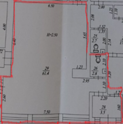 ������ �������� 67,7 �2/ ����������� 22/ ������� ����/ �. ��������� ������ 600 � ���� 10