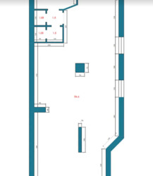 Здається комерційне приміщення на бул. Куліша Пантелеймона, площа 100 кв.м фото 3 Здається комерційне приміщення на бул. Куліша Пантелеймона, площа 100 кв.м фото 3