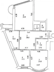 ������� ���� 4 �������� (138 �2) ����� ���������������� 6� ���� 13