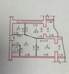 ������ 2-� �������� (60�2) � �������� � �� River Park / ������ ���� 17