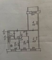 ������ 3-� �������� (70�2) �� �/� ������������-3, ��. ���� ���� 7