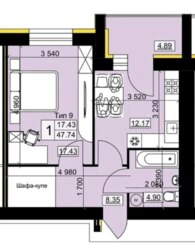 Продаж 1к квартири фото 2 Продаж 1к квартири фото 2