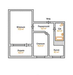 1к квартира пр. Ватутина 26В фото 12 1к квартира пр. Ватутина 26В фото 12