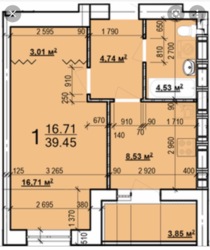 Продам 1 комн.квартиру в Новострое метро ХТЗ Класс фото 2 Продам 1 комн.квартиру в Новострое метро ХТЗ Класс фото 2