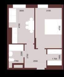 1-к квартира, 39 кв.м в ЖК Urban One Klochkivska фото 2 1-к квартира, 39 кв.м в ЖК Urban One Klochkivska фото 2