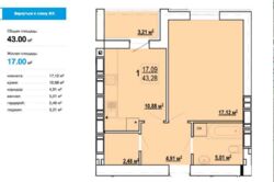 Продажа видовой 1 к. квартиры в ЖК ' Гидропарк ' фото 1 Продажа видовой 1 к. квартиры в ЖК ' Гидропарк ' фото 1