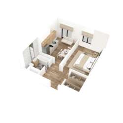 1-к квартира, 39 кв.м в ЖК Urban One Klochkivska фото 3 1-к квартира, 39 кв.м в ЖК Urban One Klochkivska фото 3