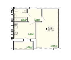 Продам 1к квартиру ЖК Гидропарк Харьков Центр, Павлово Поле, метро фото 3 Продам 1к квартиру ЖК Гидропарк Харьков Центр, Павлово Поле, метро фото 3