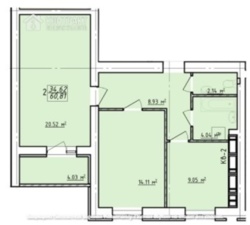 Продам 2 квартиру в ЖК Левада 2 фото 1 Продам 2 квартиру в ЖК Левада 2 фото 1