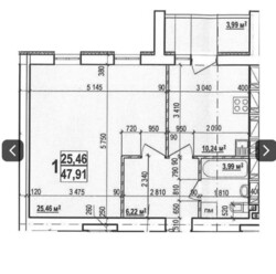 ������ 47,9 �2 �� ���� 3 ��� 7 ����� ��� ��������� ���� 2