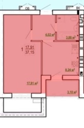 Продам 1 ком квартиру ЖК Гидропарк фото 2 Продам 1 ком квартиру ЖК Гидропарк фото 2