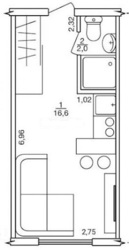 Продам 1.ком-квартиру в ЖК. Воробьёвы Горы на полях-2 метро Ботанический сад фото 6 Продам 1.ком-квартиру в ЖК. Воробьёвы Горы на полях-2 метро Ботанический сад фото 6