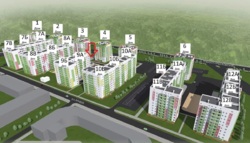 Продается однокомнатная квартира в ЖК Мира 3 AM-815 фото 3 Продается однокомнатная квартира в ЖК Мира 3 AM-815 фото 3