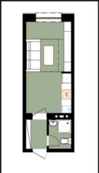 гостинка, ЖК Urban City, новосторой, 22 м кв, 1 дом фото 5 гостинка, ЖК Urban City, новосторой, 22 м кв, 1 дом фото 5