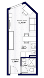 Продам гостинку Центр Научная Сумская новострой AM-851 фото 3 Продам гостинку Центр Научная Сумская новострой AM-851 фото 3