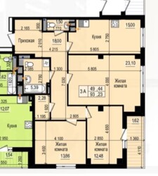 Продам 3 комнатную квартиру в ЖК «Пролисок» Дворец спорта Рост Класс Бульвар Юрьева фото 1 Продам 3 комнатную квартиру в ЖК «Пролисок» Дворец спорта Рост Класс Бульвар Юрьева фото 1