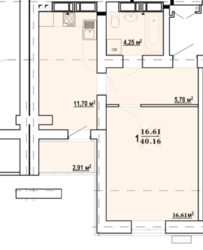 Продам однокомнатную квартиру под ремонт. ЖК Гидропарк. М. Киевская фото 2 Продам однокомнатную квартиру под ремонт. ЖК Гидропарк. М. Киевская фото 2