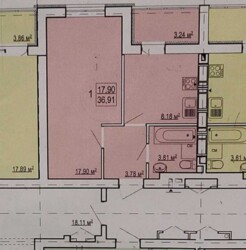 Продам 1-комнатную квартиру в ЖК Гидропарк фото 2 Продам 1-комнатную квартиру в ЖК Гидропарк фото 2