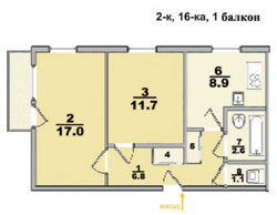 Купить 2к квартиру Спортивная косметический ремонт AM-822 фото 10 Купить 2к квартиру Спортивная косметический ремонт AM-822 фото 10