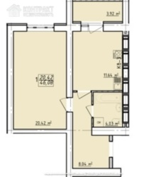 Продам 1 квартиру в ЖК Левада 2 фото 1 Продам 1 квартиру в ЖК Левада 2 фото 1