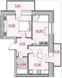 Продам 56м2 ЖК Немецкий проект Холодная гора фото 6 Продам 56м2 ЖК Немецкий проект Холодная гора фото 6
