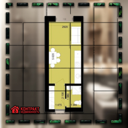 Продажа под инвестиции на видовом 8-м этаже. 2 дом. 22,24м2. Urban City! фото 3 Продажа под инвестиции на видовом 8-м этаже. 2 дом. 22,24м2. Urban City! фото 3