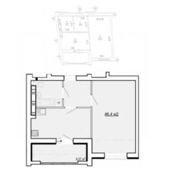 Однокімнатна квартира в ЖК Перемоги 2 фото 1 Однокімнатна квартира в ЖК Перемоги 2 фото 1