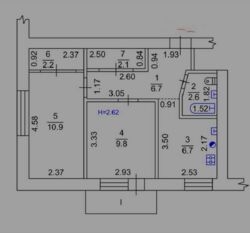 � ������� 2 ��������� �������� 42 �2, ��. 23 �������, ������� ���� VI ���� 16