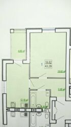 У продажу 1 - кімнатна квартирав ЖК Сказка Полтавський шлях,186 буд.19 фото 2 У продажу 1 - кімнатна квартирав ЖК Сказка Полтавський шлях,186 буд.19 фото 2