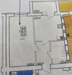 У продажу 1 - кімнатна квартира у будівельному стані в ЖК «ЛЕВАДА-2» фото 3 У продажу 1 - кімнатна квартира у будівельному стані в ЖК «ЛЕВАДА-2» фото 3