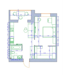 Современная квартира ЖК Рогатинская Левада. фото 20 Современная квартира ЖК Рогатинская Левада. фото 20