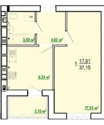 В продаже 1 - комнатная квартира в ЖК Гидропарк фото 1 В продаже 1 - комнатная квартира в ЖК Гидропарк фото 1