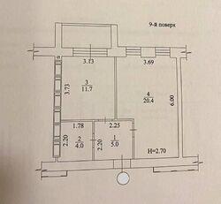 У продажу 1 - кімнатна квартира без внутрішніх робіт у новому житловому комплексі 'Левада 2' фото 1 У продажу 1 - кімнатна квартира без внутрішніх робіт у новому житловому комплексі 'Левада 2' фото 1