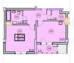 ������� ��������� 53 �2 �� �������� ���� 1