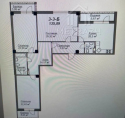 ЖК РЕЗИДЕНЦИЯ‼️ Три Спальни ЧИСТОВАЯ отделка ! 2-хсторонняя 135 м2 фото 3 ЖК РЕЗИДЕНЦИЯ‼️ Три Спальни ЧИСТОВАЯ отделка ! 2-хсторонняя 135 м2 фото 3