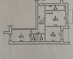 Продається 2 кімнатна квартира 76 м на Ніщинського. фото 10 Продається 2 кімнатна квартира 76 м на Ніщинського. фото 10