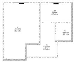Продам 1 кім. квартиру м-р. Шкільний фото 1 Продам 1 кім. квартиру м-р. Шкільний фото 1