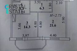 Однокімнатна квартира вул.Шота Руставелі фото 6 Однокімнатна квартира вул.Шота Руставелі фото 6