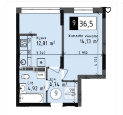Однокімнатна квартира в ЖК Odesa City в розтермінування фото 11 Однокімнатна квартира в ЖК Odesa City в розтермінування фото 11