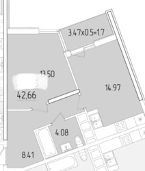 Однокімнатна квартира з ремонтом в Кадор Сіті на Краснова фото 2 Однокімнатна квартира з ремонтом в Кадор Сіті на Краснова фото 2