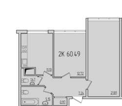 Простора двокімнатна квартира на Таїрова в Перлиному кварталі. фото 5 Простора двокімнатна квартира на Таїрова в Перлиному кварталі. фото 5