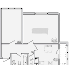 Двокімнатна квартира в класичному стилі неподалік моря в Пересипському районі фото 16 Двокімнатна квартира в класичному стилі неподалік моря в Пересипському районі фото 16