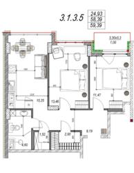 Двокімнатна квартира на 4 станції Фонтану - новий ЖК Дербі, низький поверх фото 2 Двокімнатна квартира на 4 станції Фонтану - новий ЖК Дербі, низький поверх фото 2