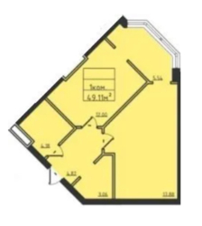 Однокімнатна квартира біля моря в зданому будинку с АГВ з розтермінуванням без подорожчання фото 5 Однокімнатна квартира біля моря в зданому будинку с АГВ з розтермінуванням без подорожчання фото 5