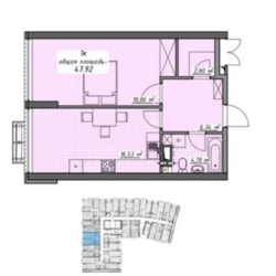 1 кімнатна квартира з видом моря, Аркадія. фото 3 1 кімнатна квартира з видом моря, Аркадія. фото 3