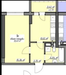 1-кімнатна квартира в ЖК «Одеські традиції» на Глушка (проспект Ярослава Мудрого). фото 5 1-кімнатна квартира в ЖК «Одеські традиції» на Глушка (проспект Ярослава Мудрого). фото 5