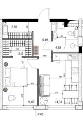 Однокімнатна квартира в ЖК Манхеттен на Філатова поруч з парком Марка Твена (Горького) фото 3 Однокімнатна квартира в ЖК Манхеттен на Філатова поруч з парком Марка Твена (Горького) фото 3