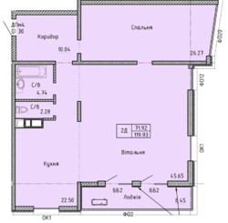 Квартира з великою кухнею в ЖК Олімпійський, вид на Аркадію, море та парк Перемоги фото 2 Квартира з великою кухнею в ЖК Олімпійський, вид на Аркадію, море та парк Перемоги фото 2